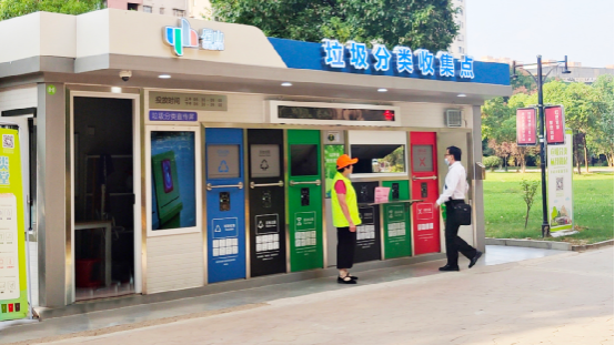 華展貓先生，垃圾分類運(yùn)營(yíng)，社區(qū)垃圾分類房
