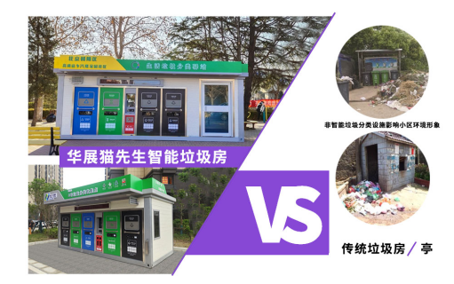 智能分類垃圾房，清潔小屋，垃圾分類收集站生產(chǎn)廠家