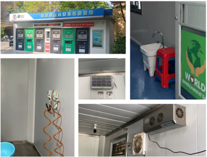 江蘇智能分類垃圾房，清潔小屋，垃圾分類收集站生產廠家